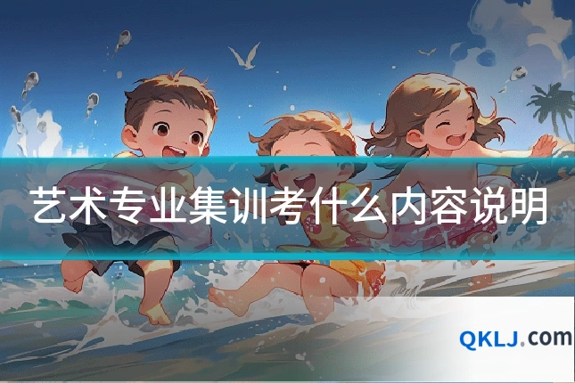 艺术专业集训考什么内容说明