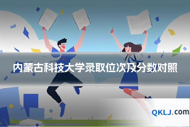 内蒙古科技大学录取位次及分数对照