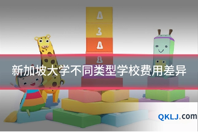 新加坡大学不同类型学校费用差异