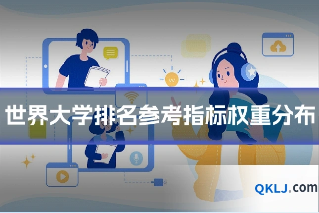 世界大学排名参考指标权重分布