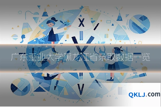 广东工业大学黑龙江省录取数据一览