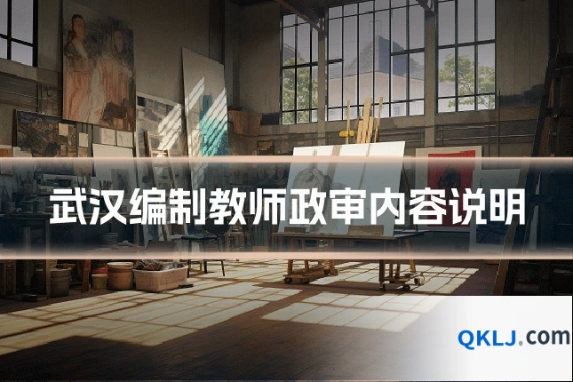 武汉编制教师政审内容说明