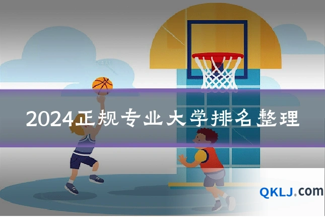 2024正规专业大学排名整理