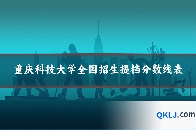 重庆科技大学全国招生提档分数线表