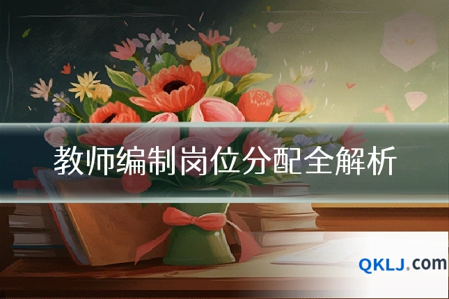 教师编制岗位分配全解析