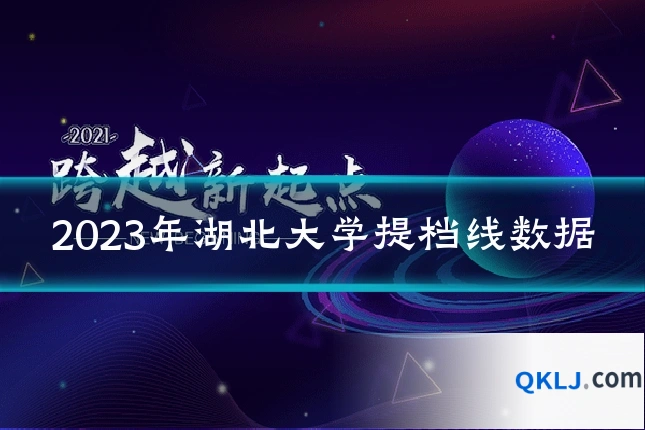2023年湖北大学提档线数据