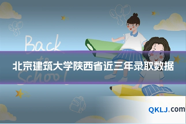 北京建筑大学陕西省近三年录取数据