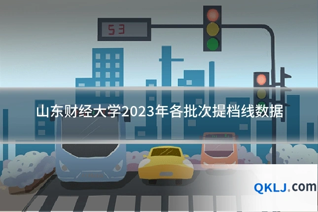 山东财经大学2023年各批次提档线数据