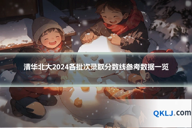 清华北大2024各批次录取分数线参考数据一览