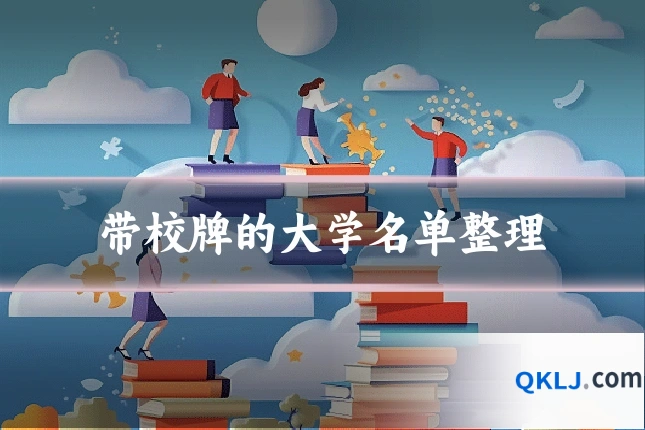 带校牌的大学名单整理