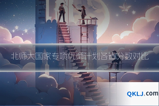 北师大国家专项优师计划各省分数对比