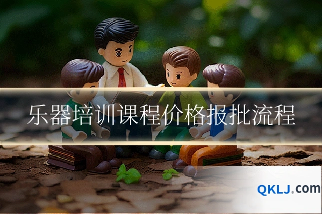 乐器培训课程价格报批流程