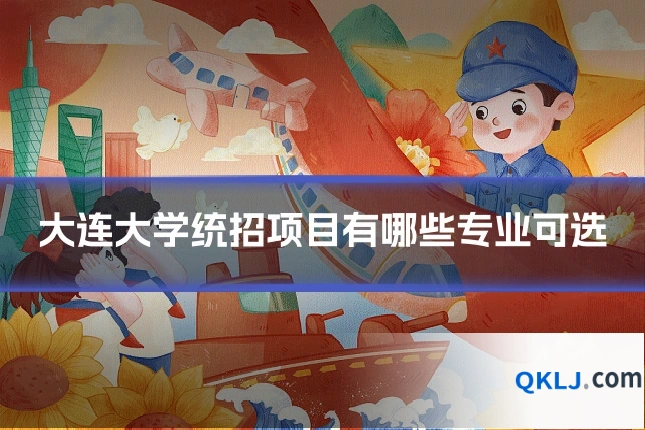 大连大学统招项目有哪些专业可选