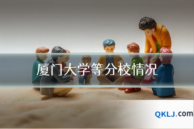 厦门大学等分校情况