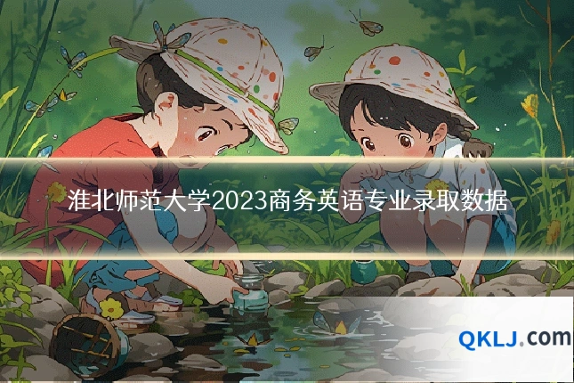 淮北师范大学2023商务英语专业录取数据