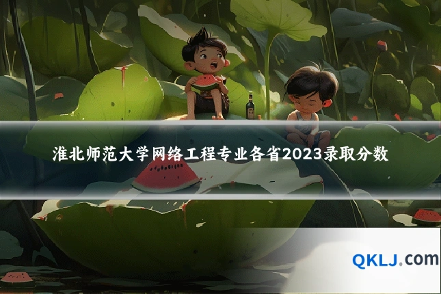 淮北师范大学网络工程专业各省2023录取分数