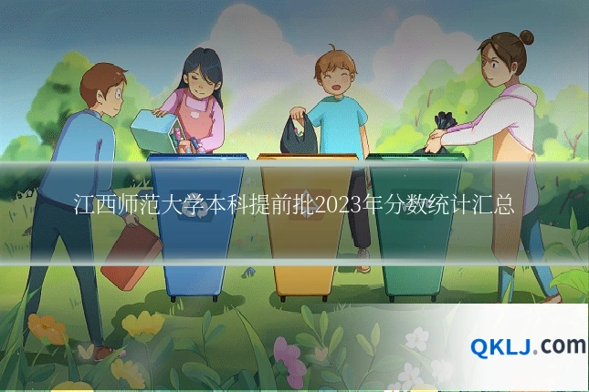 江西师范大学本科提前批2023年分数统计汇总