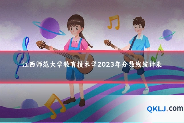 江西师范大学教育技术学2023年分数线统计表