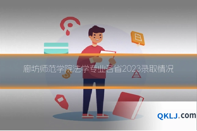 廊坊师范学院法学专业各省2023录取情况