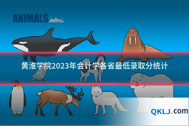 黄淮学院2023年会计学各省最低录取分统计
