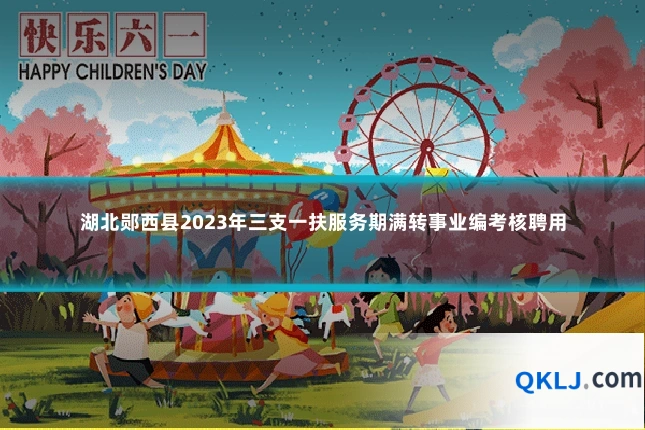 湖北郧西县2023年三支一扶服务期满转事业编考核聘用