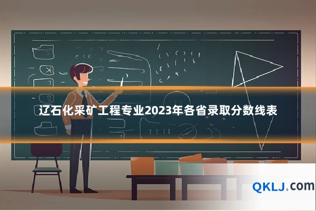 辽石化采矿工程专业2023年各省录取分数线表